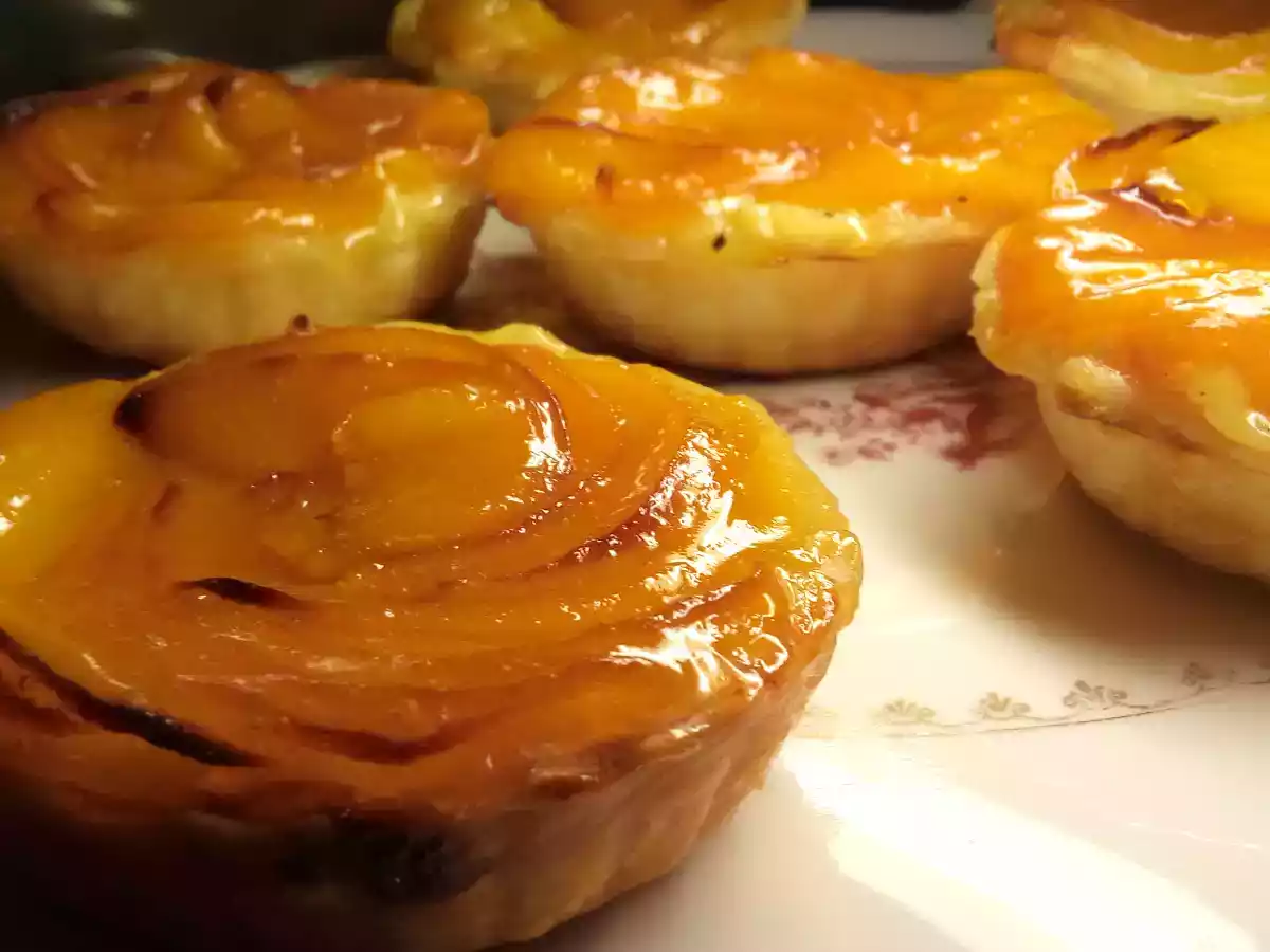 Tartelettes aux oreillons de pêches