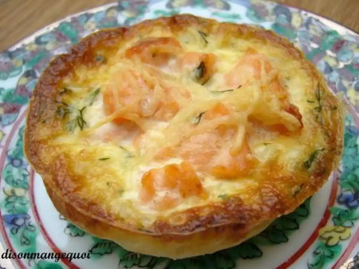 Tartelettes aux poireaux et au saumon - photo 2