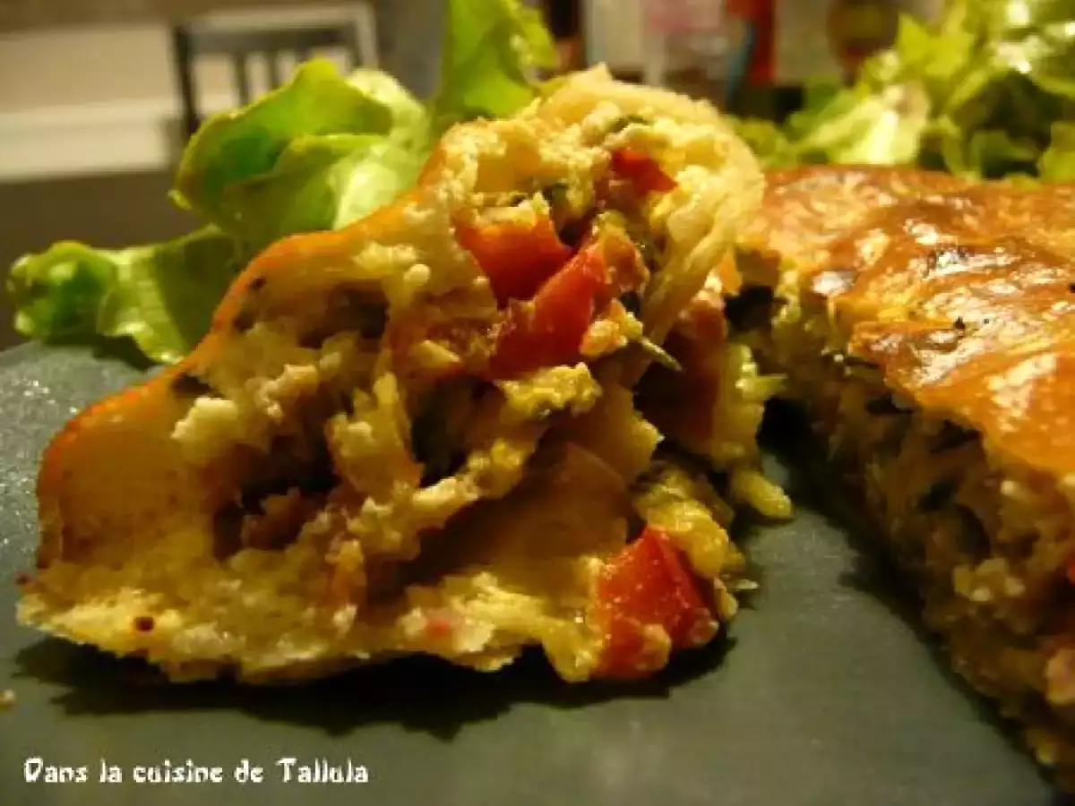 Tartelettes courgette/poivron à la ricotta - photo 4