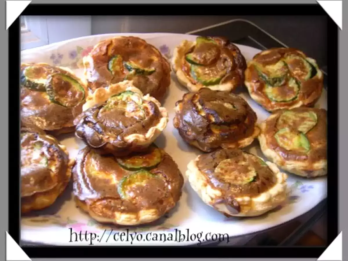 Tartelettes croquantes aux courgettes & parmesan - photo 2