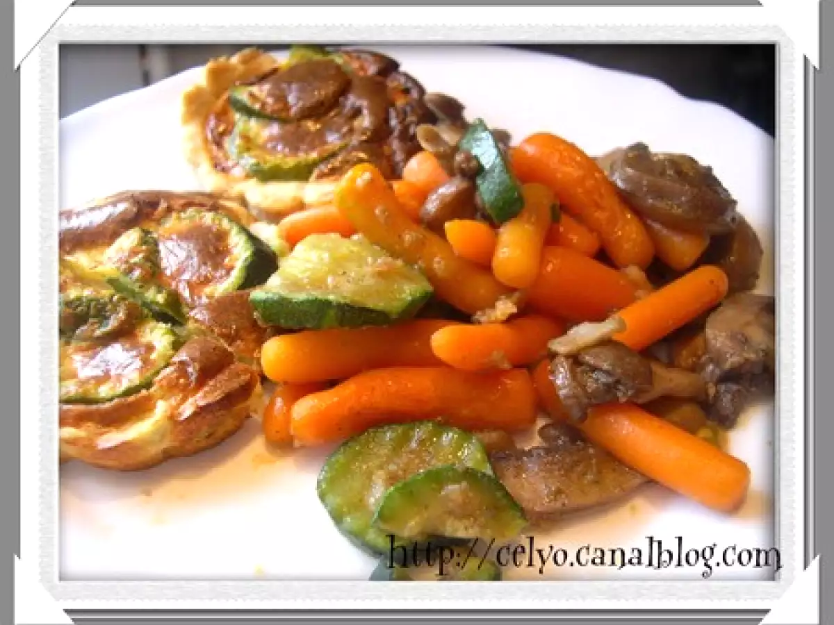 Tartelettes croquantes aux courgettes & parmesan - photo 6