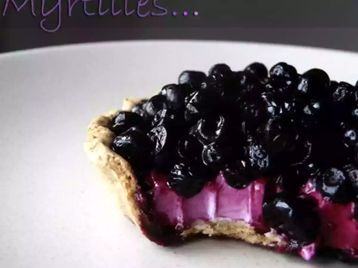 Tartelettes crousti'crémeuses aux myrtilles