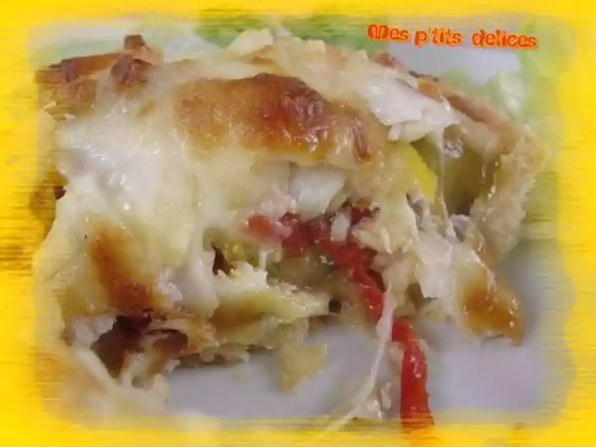 Tartelettes de cabillaud, confit d'oignons et poivrons - photo 2