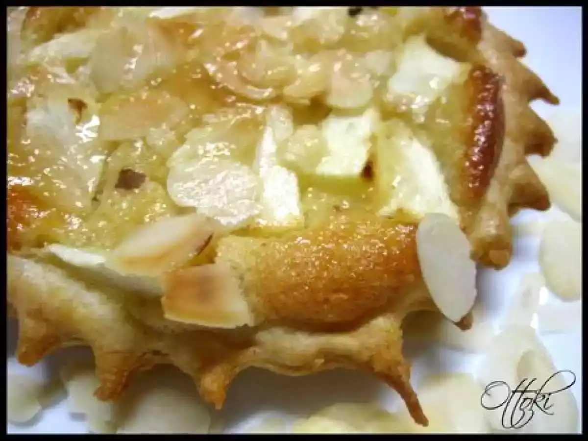 Tartelettes feuilletées à la pomme et crème d'amande - photo 2