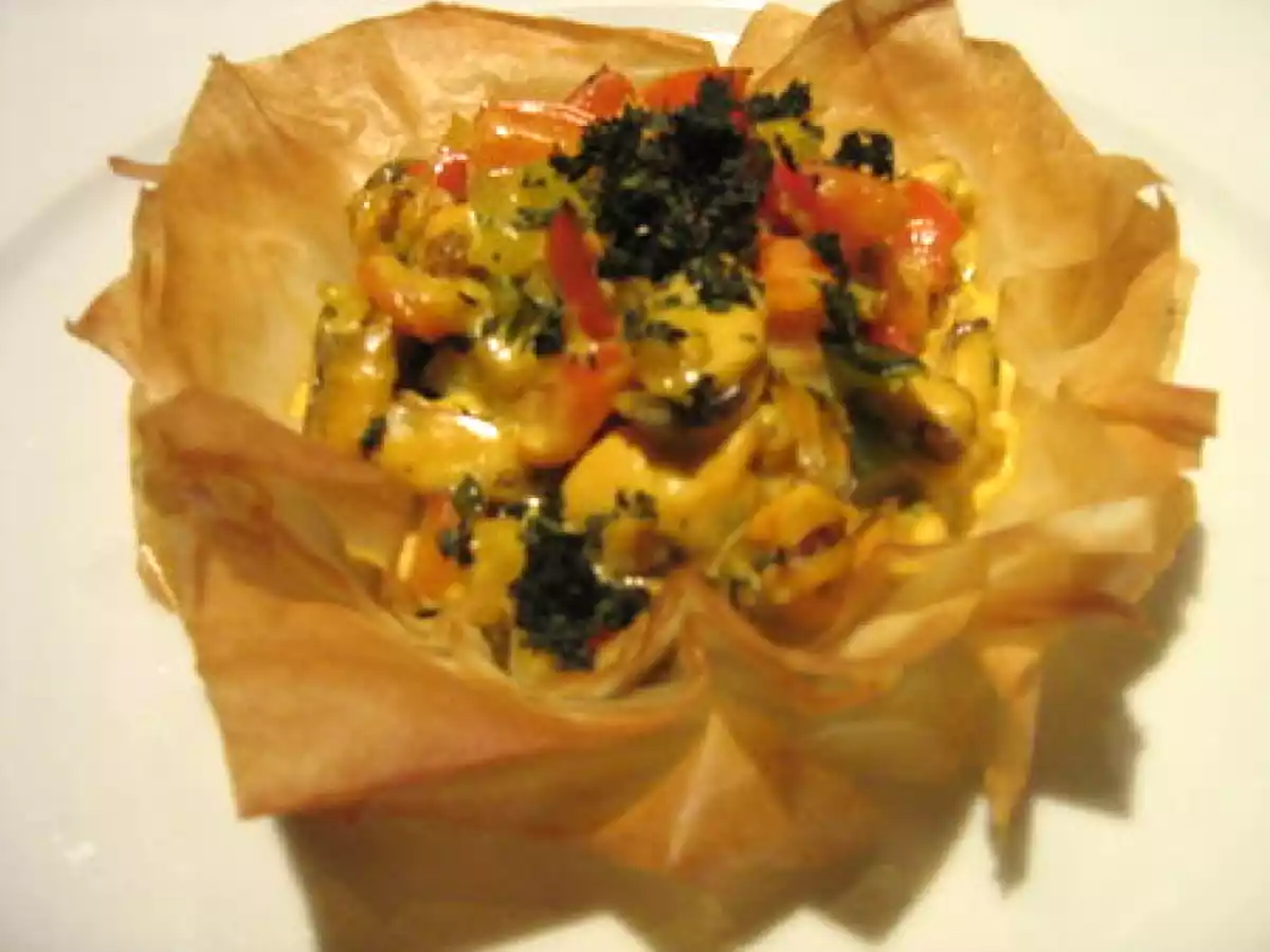 Tartelettes filo aux moules safranées - photo 2