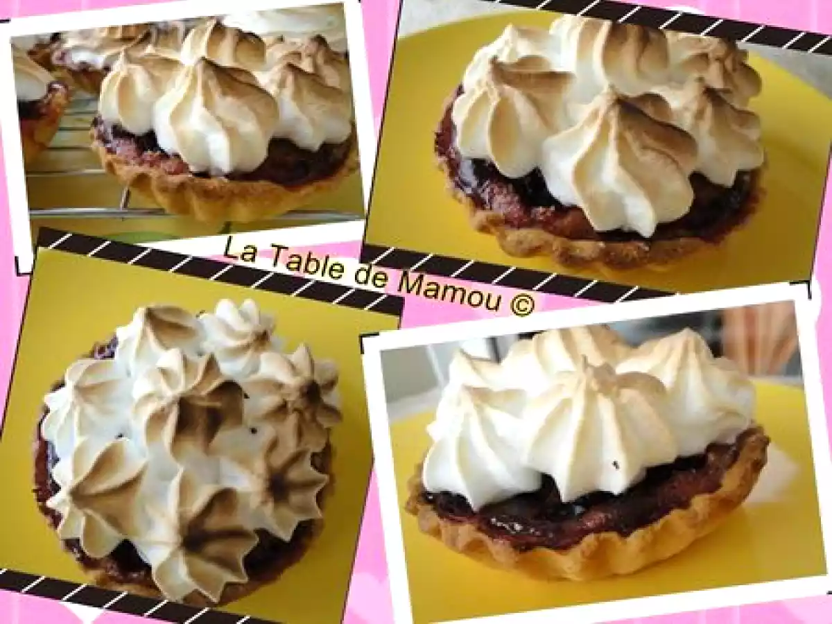 Tartelettes rhubarbe-fraise et pomme-fraise