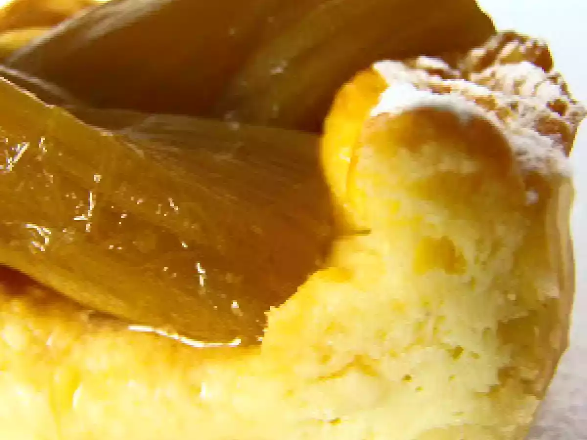 Tartelles de cheesecake citron et sa rhubarbe confite au sirop de gingembre... - photo 3