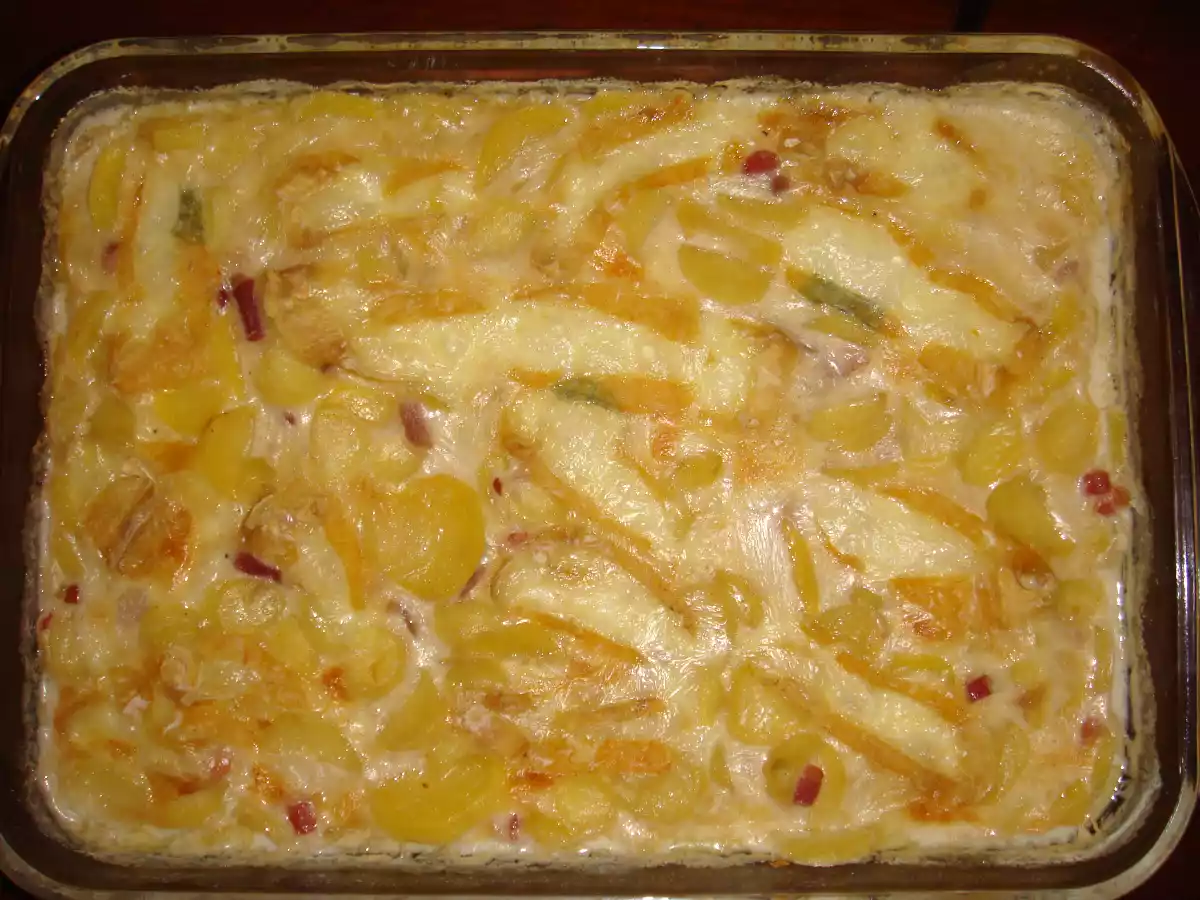 Tartiflette à la mangue