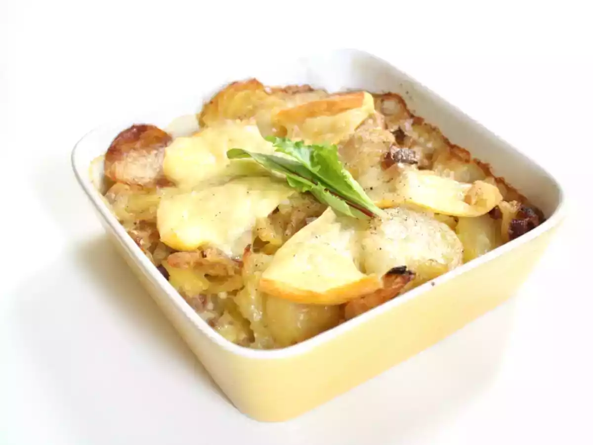 Tartiflette au tofu fumé