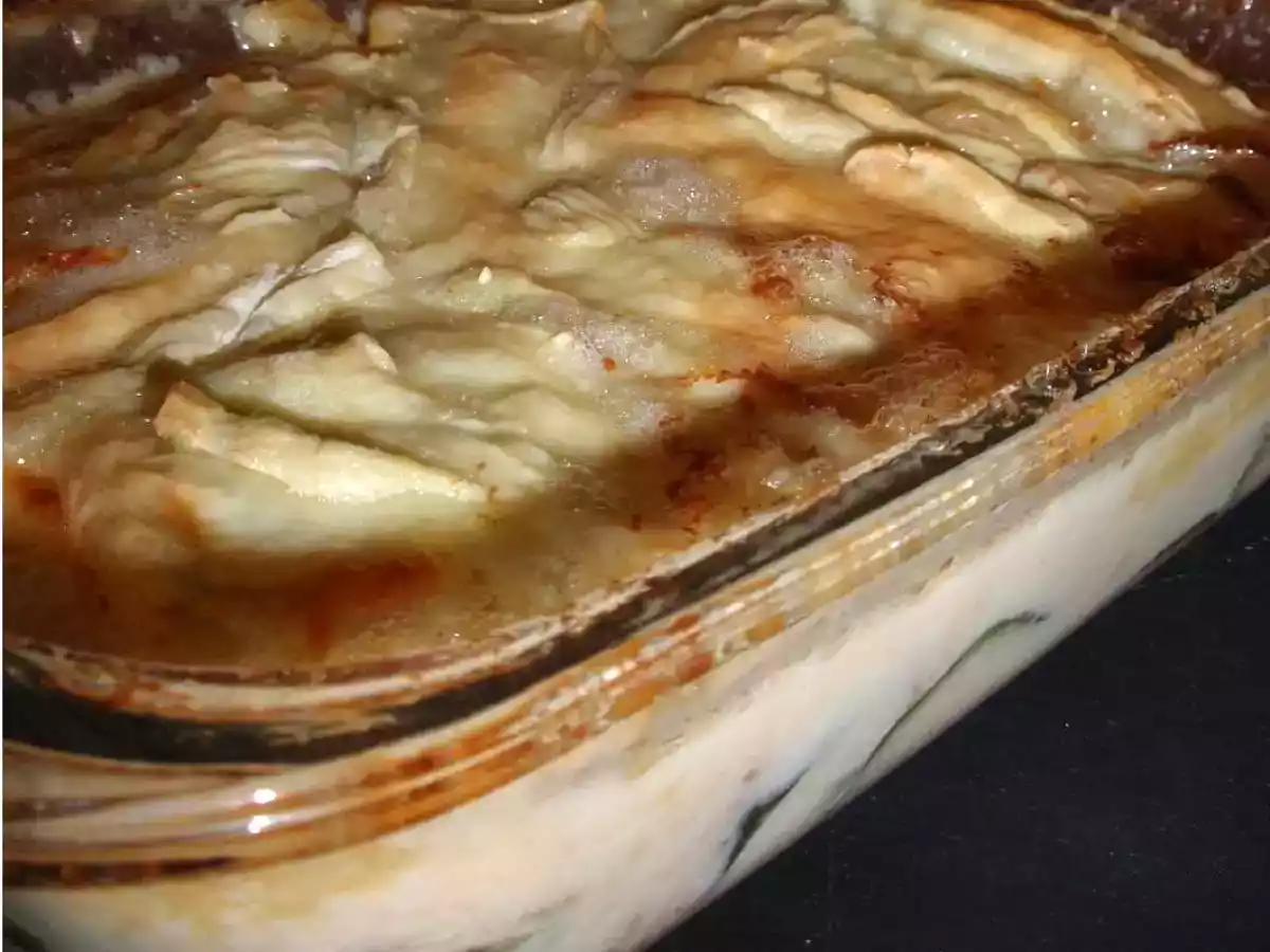 Tartiflette aux courgettes