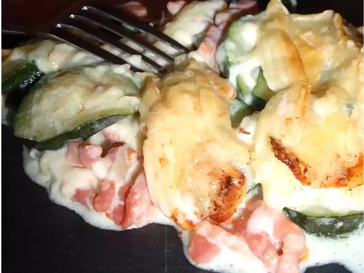 Tartiflette aux courgettes - photo 3