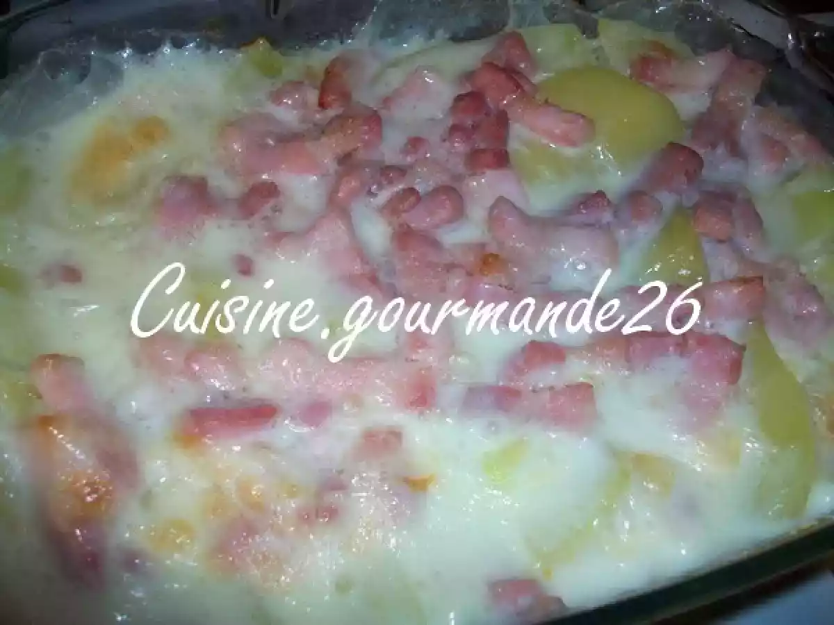 Tartiflette légère à la cancoillotte