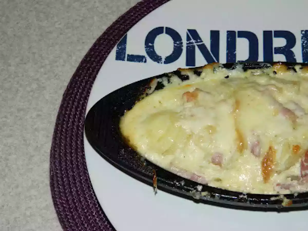 Tartiflette revisité en papillote.