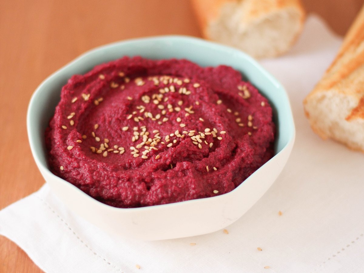 Tartinade à la betterave et au sésame