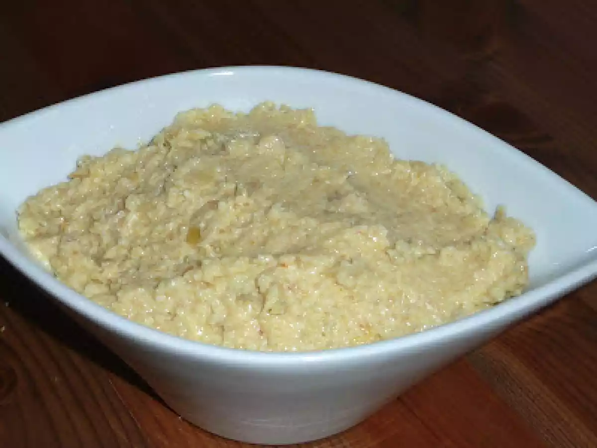 Tartinade d?artichaut au parmesan et piment d?Espelette