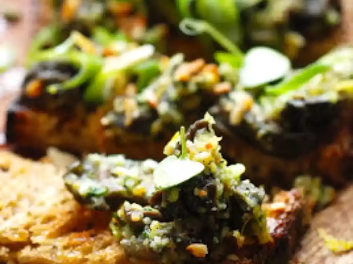 Tartinade d'escargot avec comme un pesto - photo 2