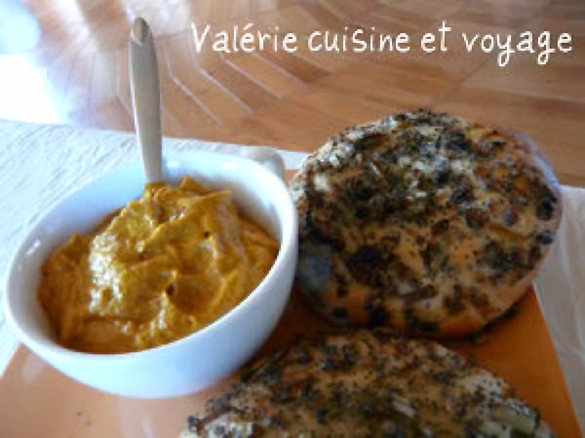 Tartinade de butternut, végétalienne / Vegan butternut dip