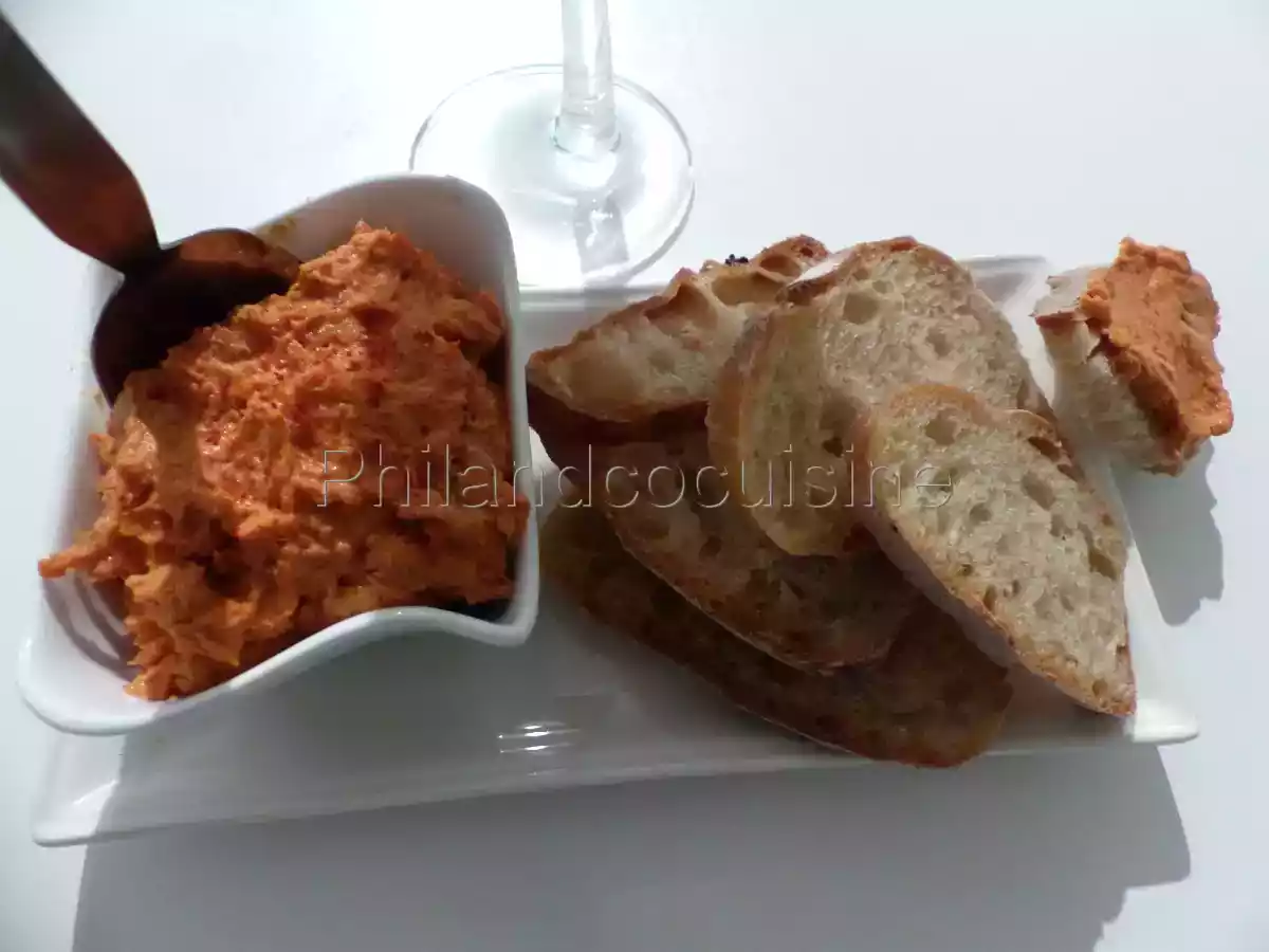 Tartinade de chorizo au philadelphia