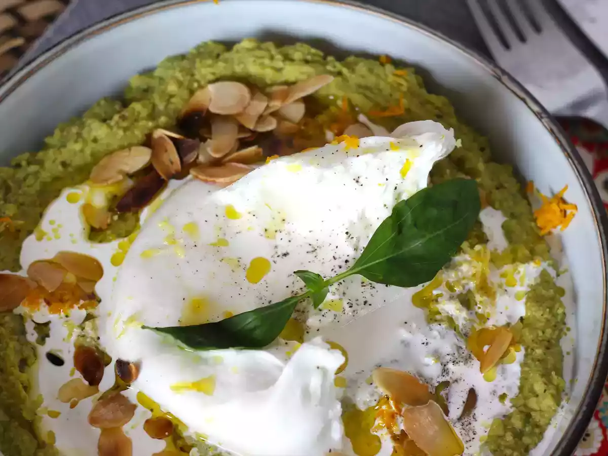 Tartinade de petits pois: parfaite pour accompagner une burrata bien crémeuse - photo 3