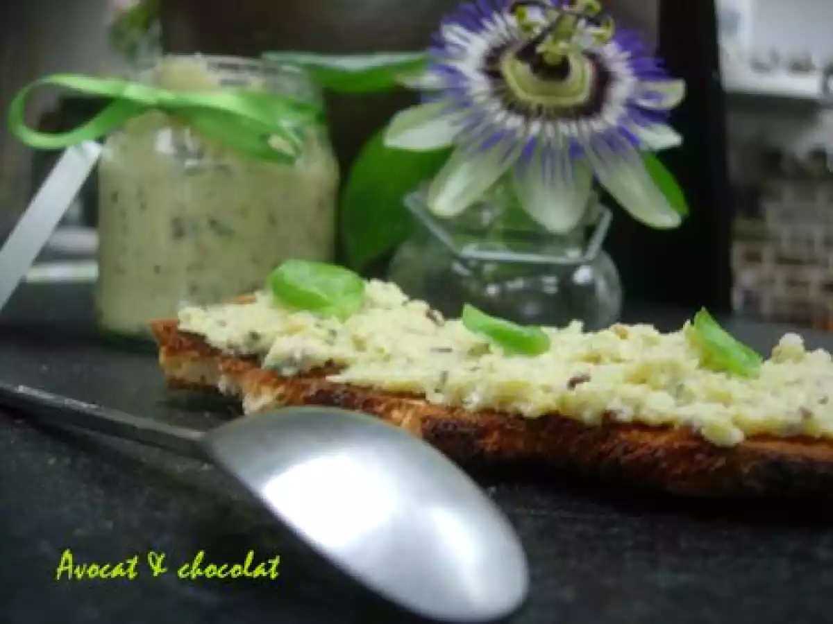 Tartinade légère aux coeurs d'artichauts parfumée au basilic, graines de sésames.. - photo 2