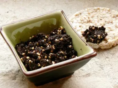 Tartinade minceur olives graines de sarrasin