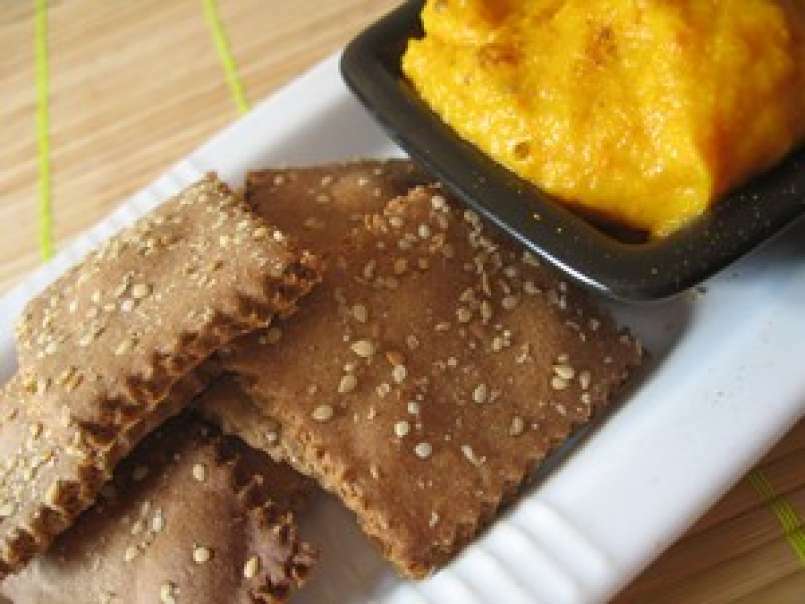 Tartinade potimarron-cajou et crackers à la farine de châtaigne - photo 3