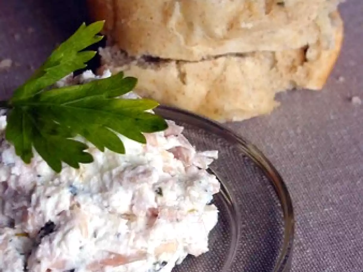 Tartinade ricotta-mortadelle