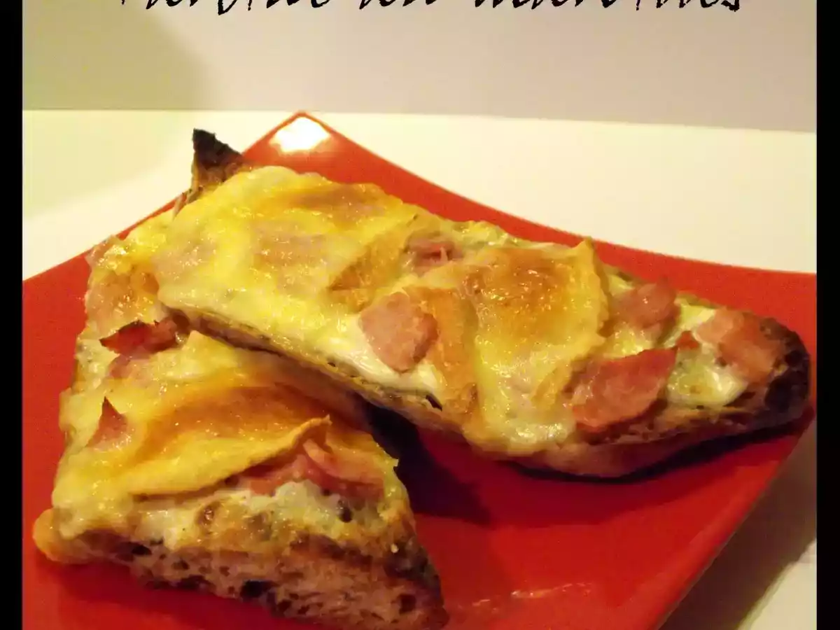 Tartine au maroilles