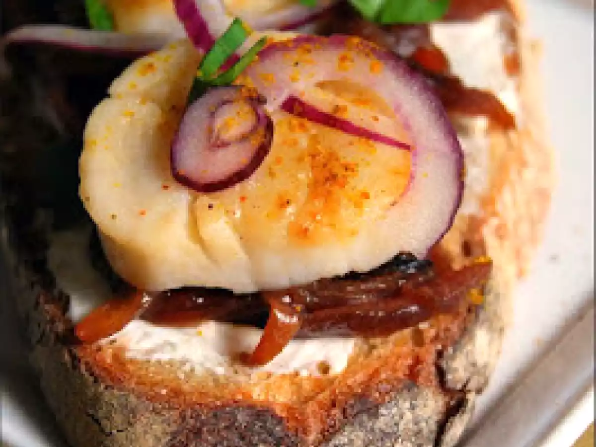 Tartine aux Saint-Jacques selon Fumiko - photo 2