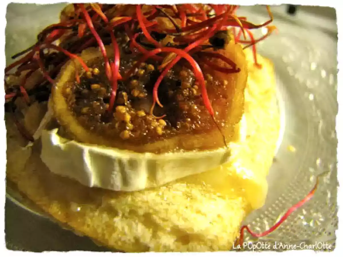 Tartine Chèvre et Figue Sèche