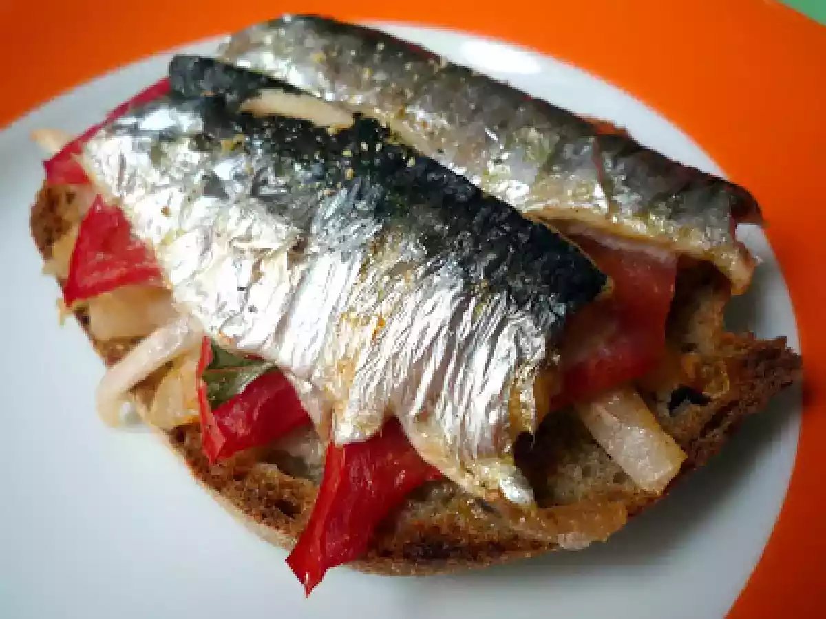 Tartine des sardines Moraga - Sardinenschnittchen Moraga