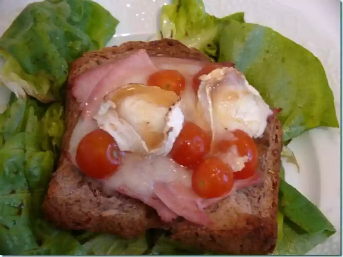 Tartine jambon-chèvre-miel - photo 2