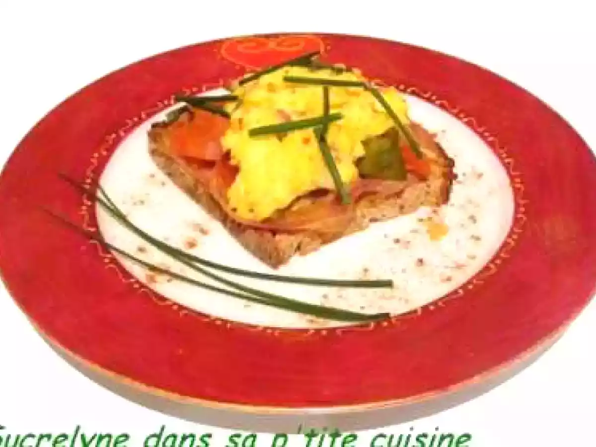 Tartine pour un brunch américain