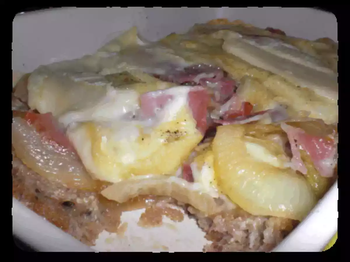 TARTINE SAVOYARDE AU FOUR