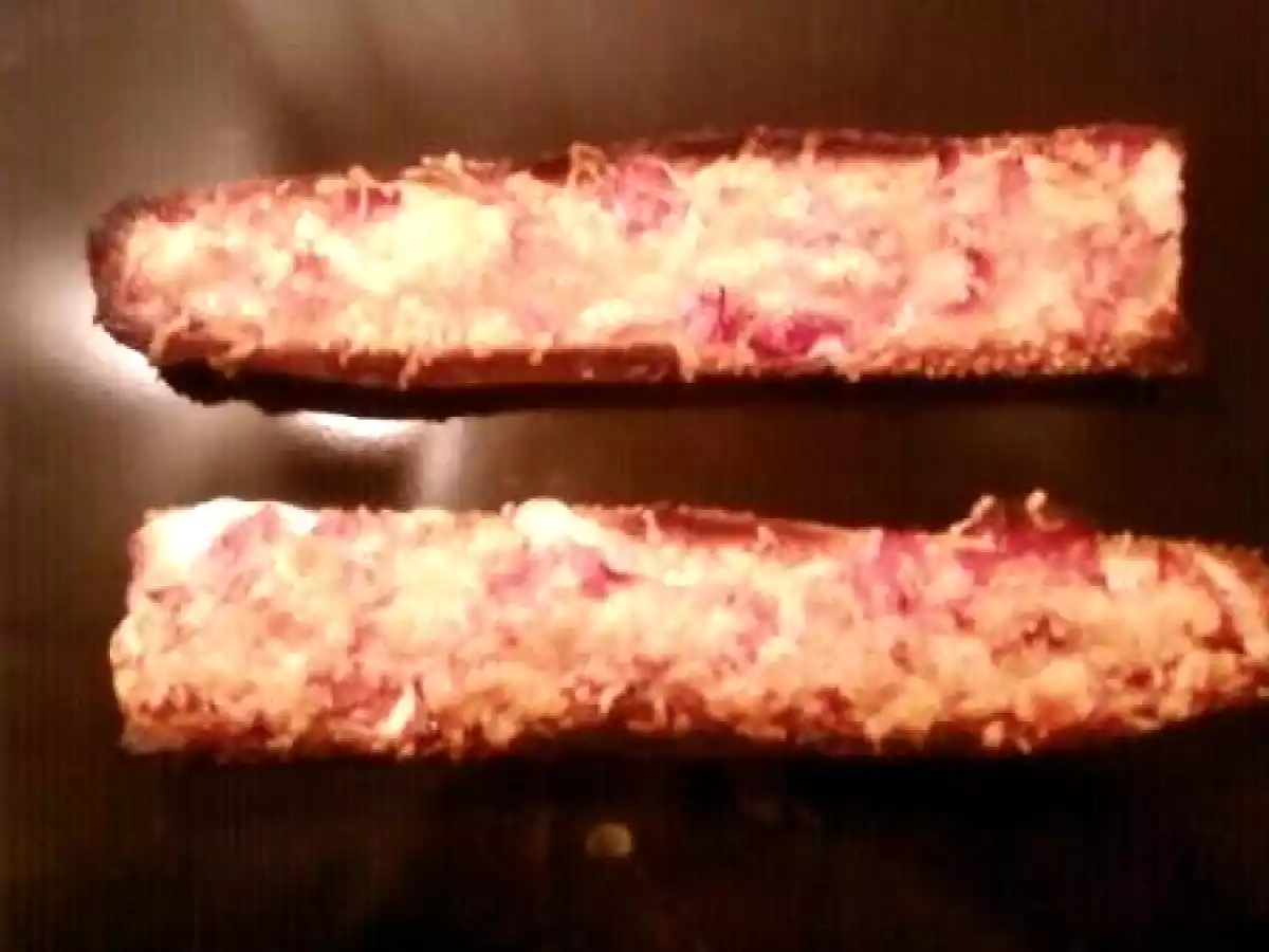 Tartine tarte flambée