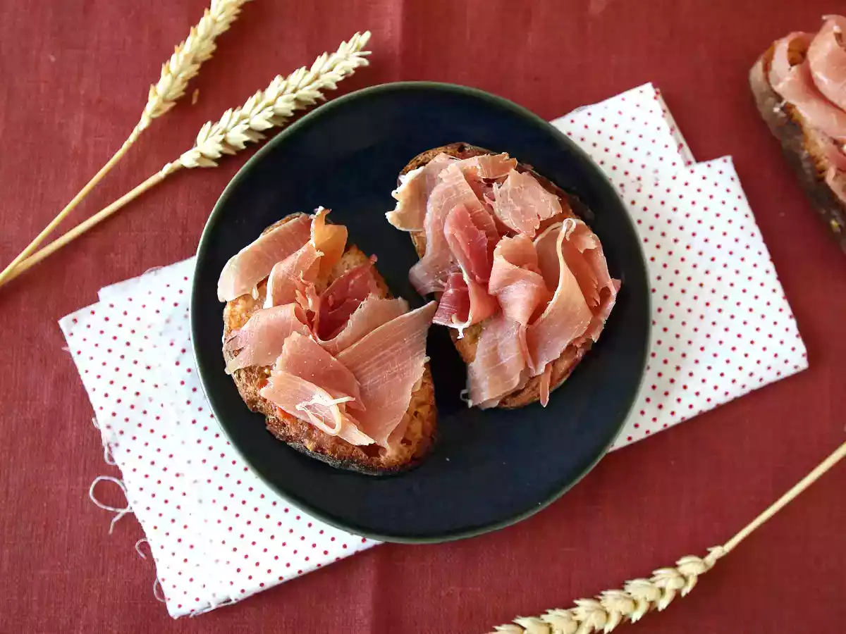 Tartines tomate et jambon serrano - photo 2