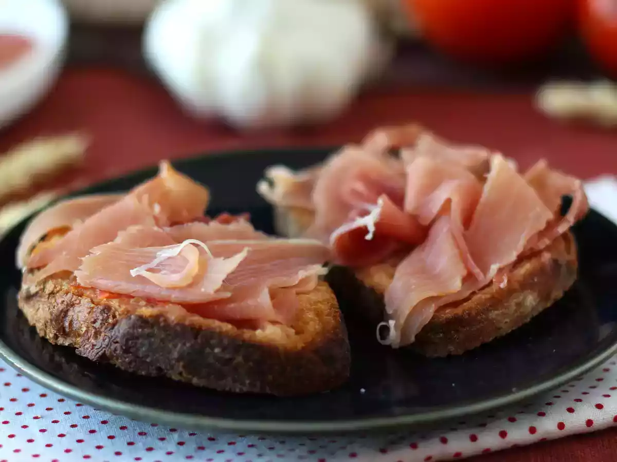 Tartines tomate et jambon serrano - photo 3