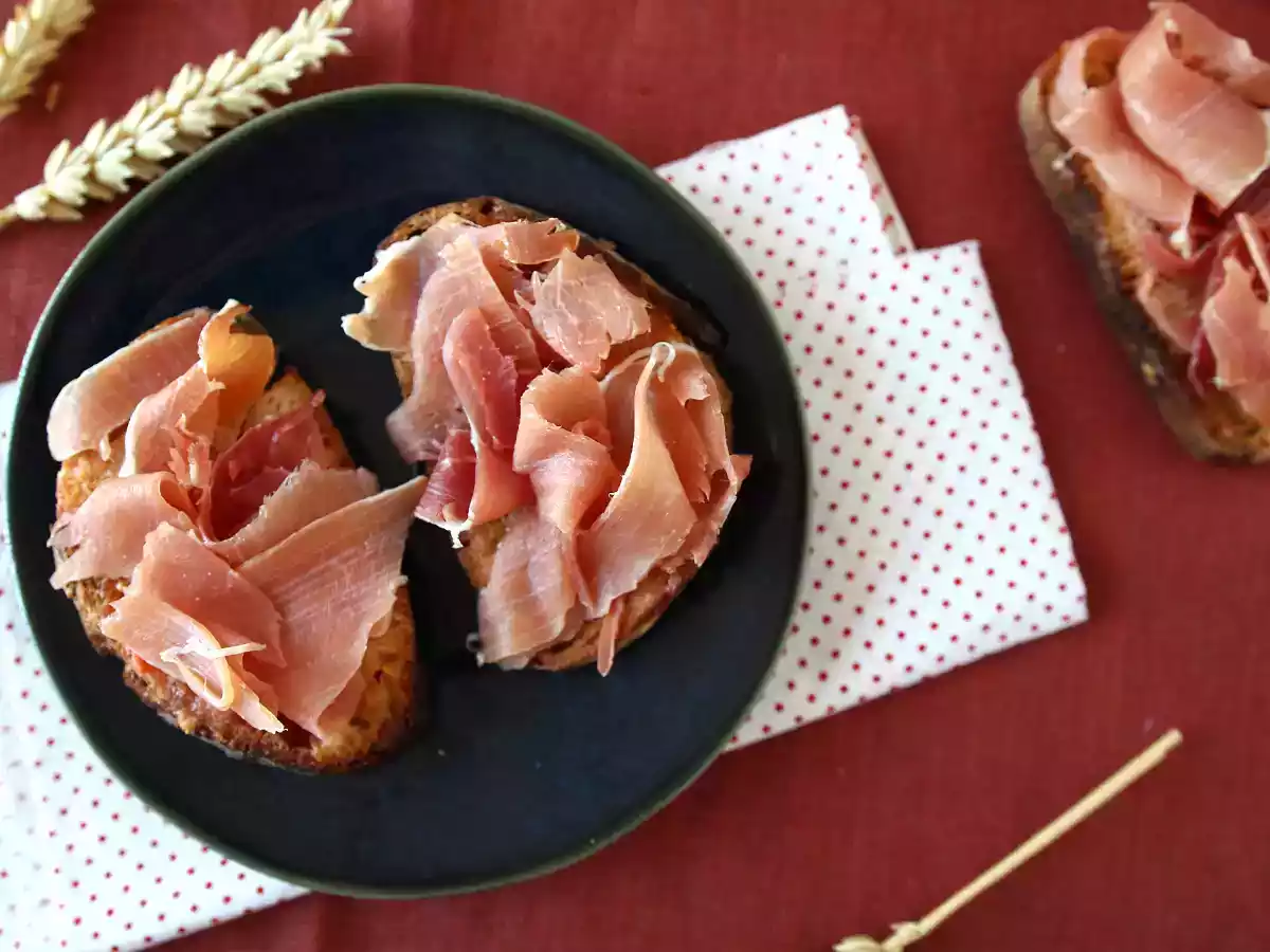 Tartines tomate et jambon serrano - photo 5