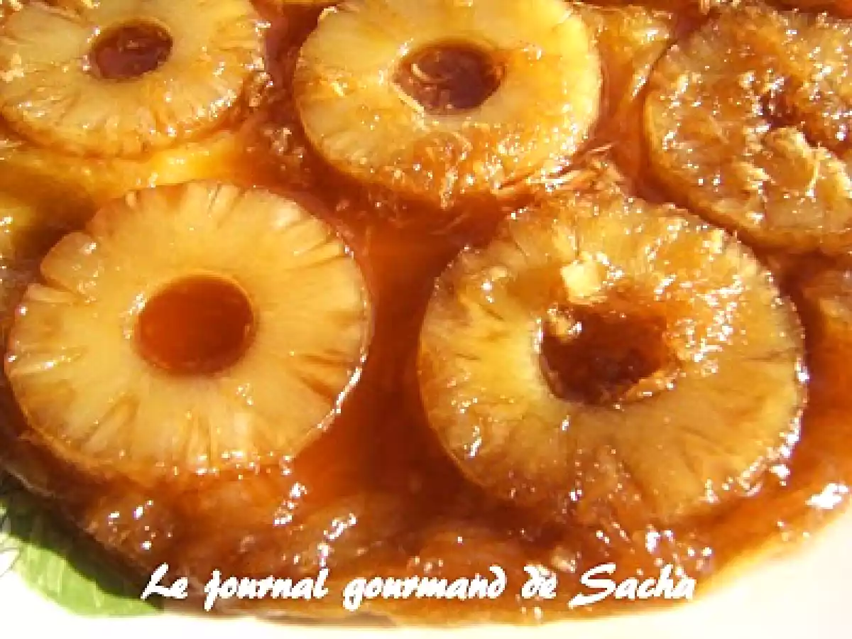 Tatin à l'ananas sirop d'érable et gingembre frais - photo 2