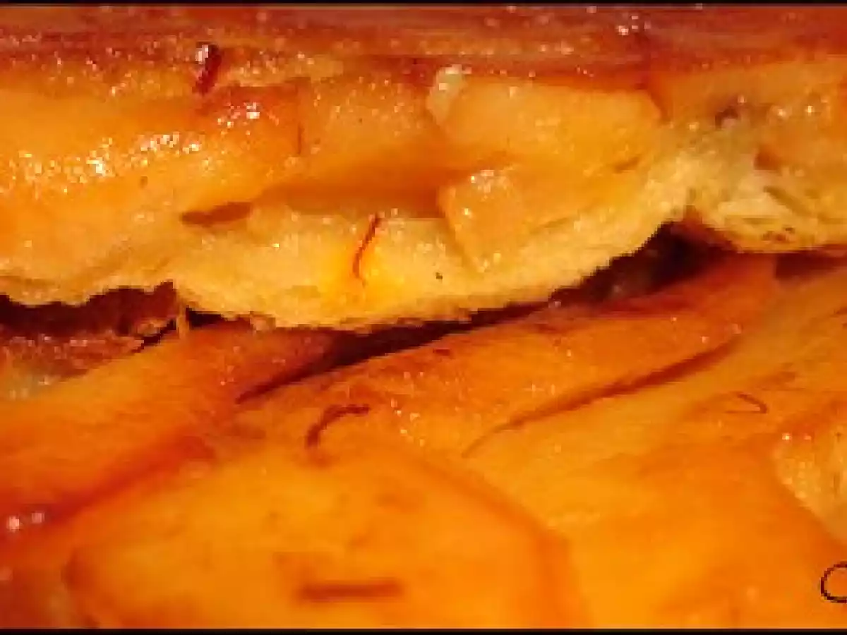 Tatin aux coings, au miel et au safran - photo 3