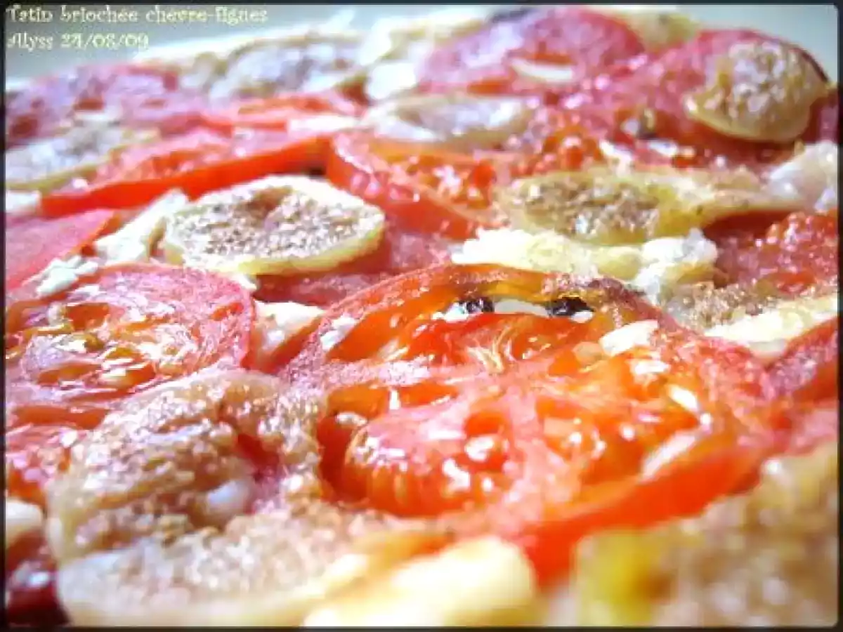 Tatin briochée chèvre-figue