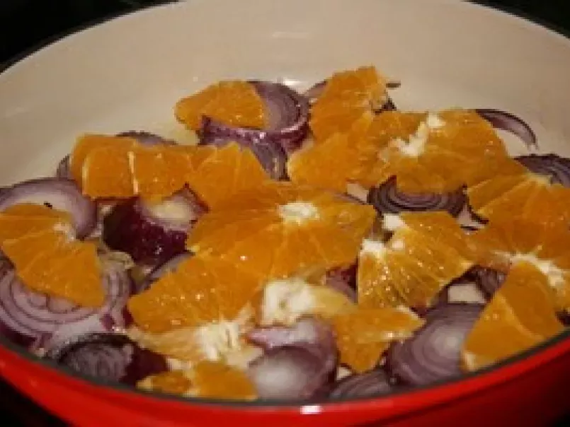 Tatin d'endive aux oignons rouges et à l'orange, photo 1