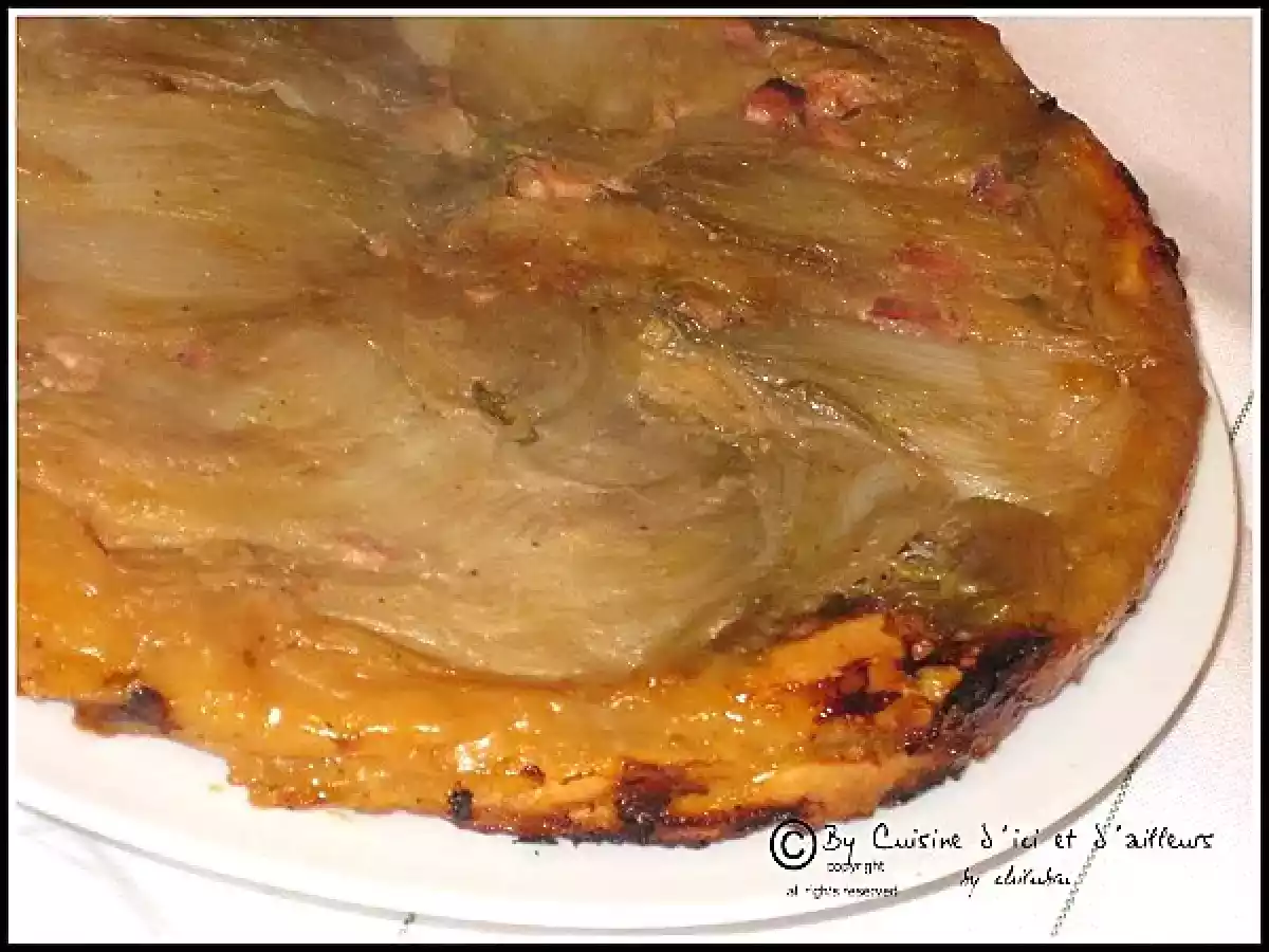 Tatin d'endives à la mozarella