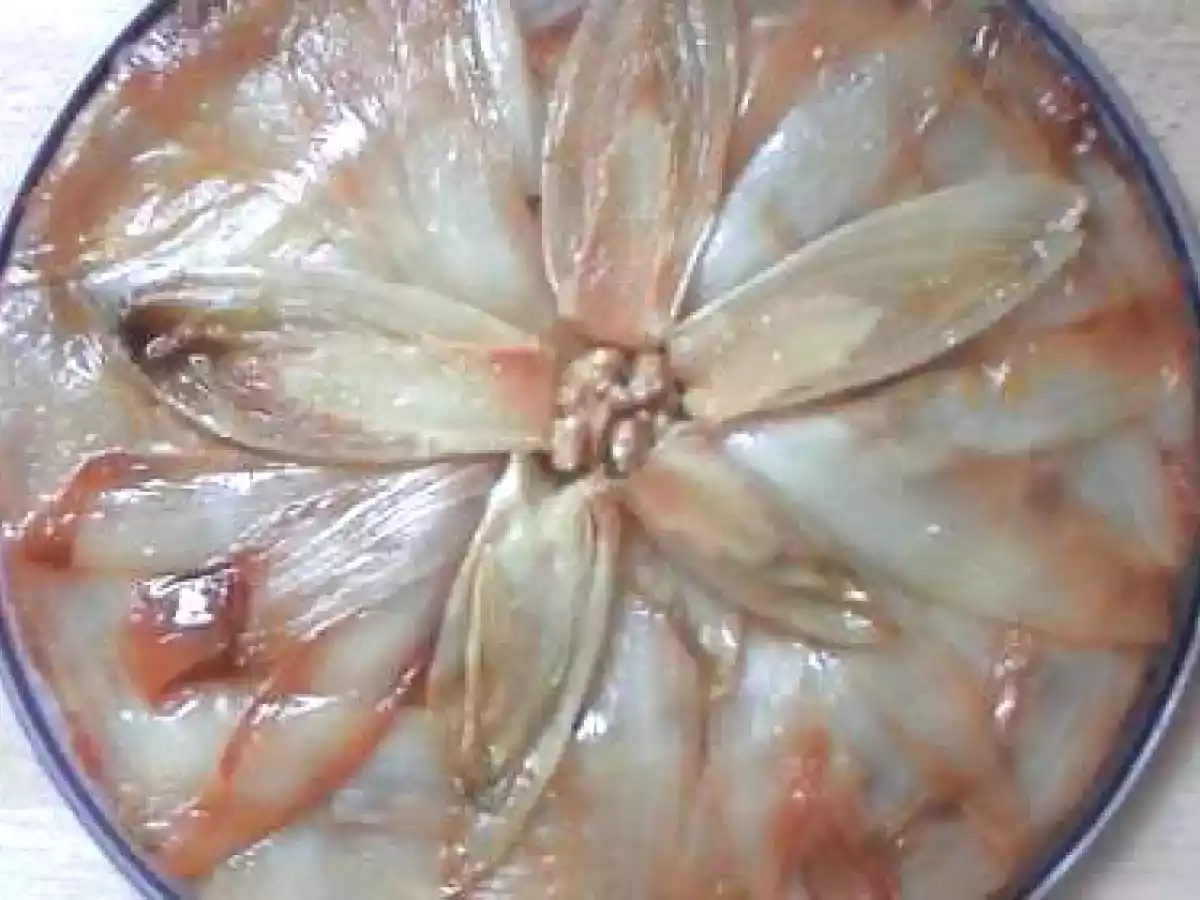 Tatin d'endives à la ricotta... raisins et noix - photo 3