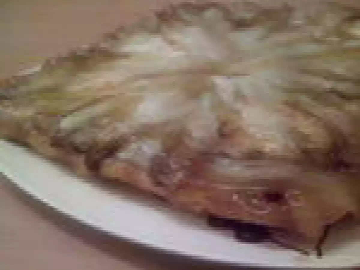 Tatin d'endives au camembert et lardons