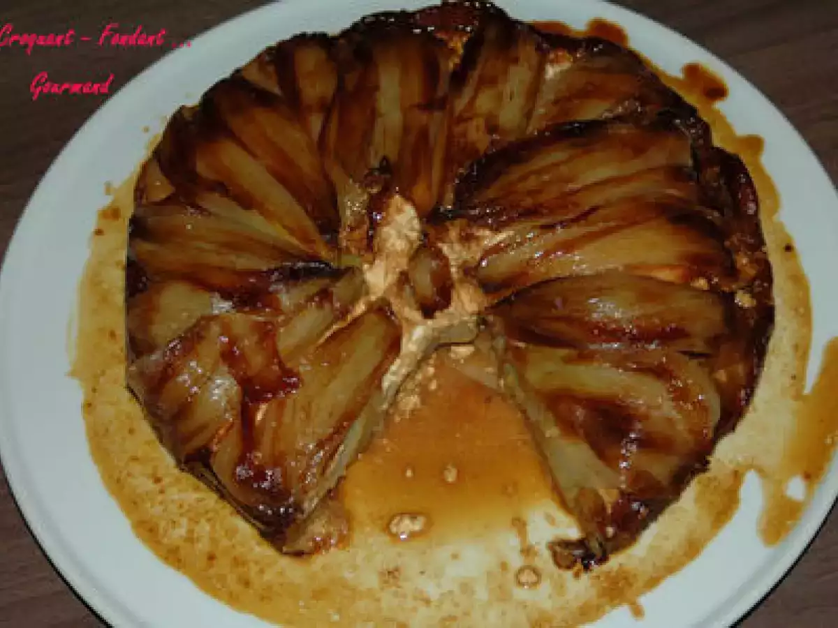 TATIN d'ENDIVES au CHÈVRE et VINAIGRE de XÉRÈS - photo 2