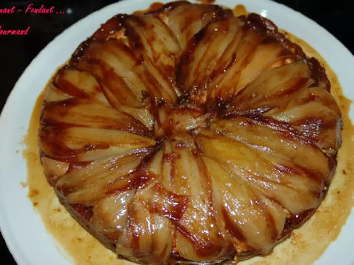 TATIN d'ENDIVES au CHÈVRE et VINAIGRE de XÉRÈS - photo 3