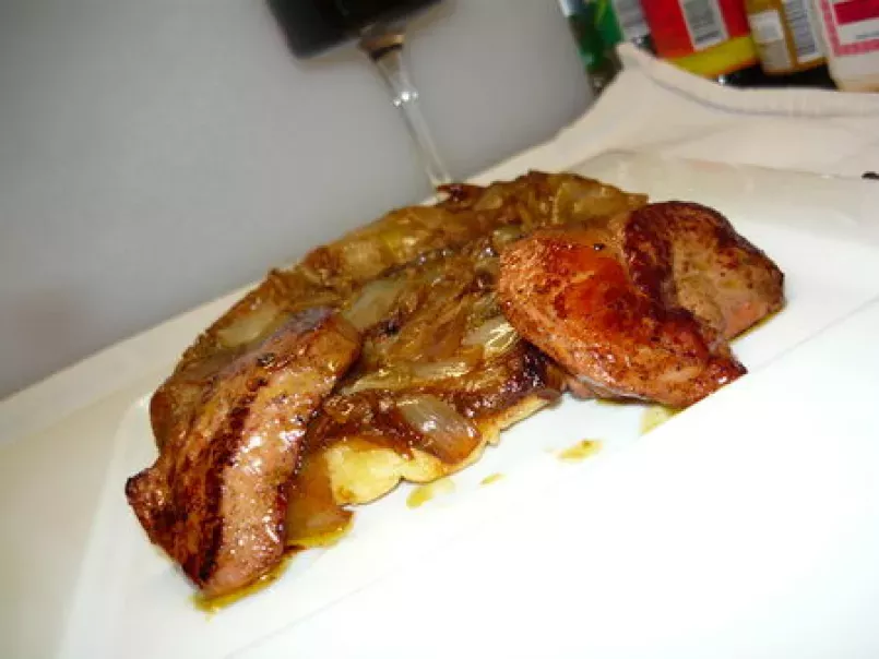 Tatin d'endives fondues et escalopes de foie gras, photo 2