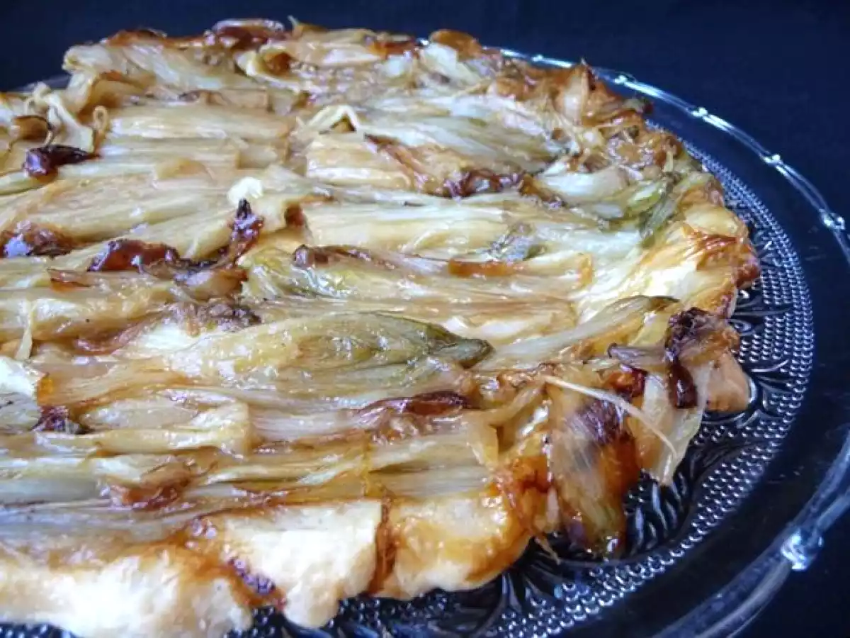 Tatin d'endives miel et chèvre