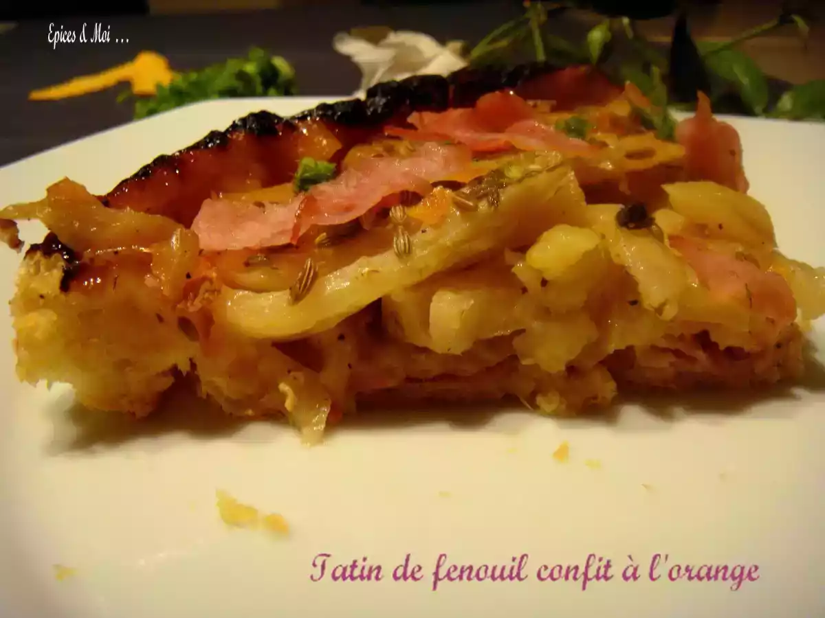 Tatin de fenouil confit à l'orange - photo 2